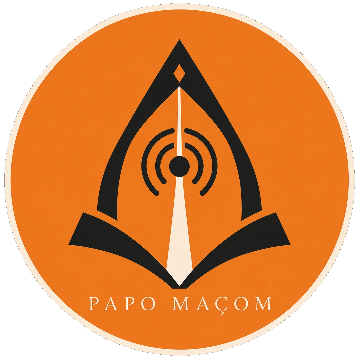 Logotipo oficial do Canal Papo Maçom